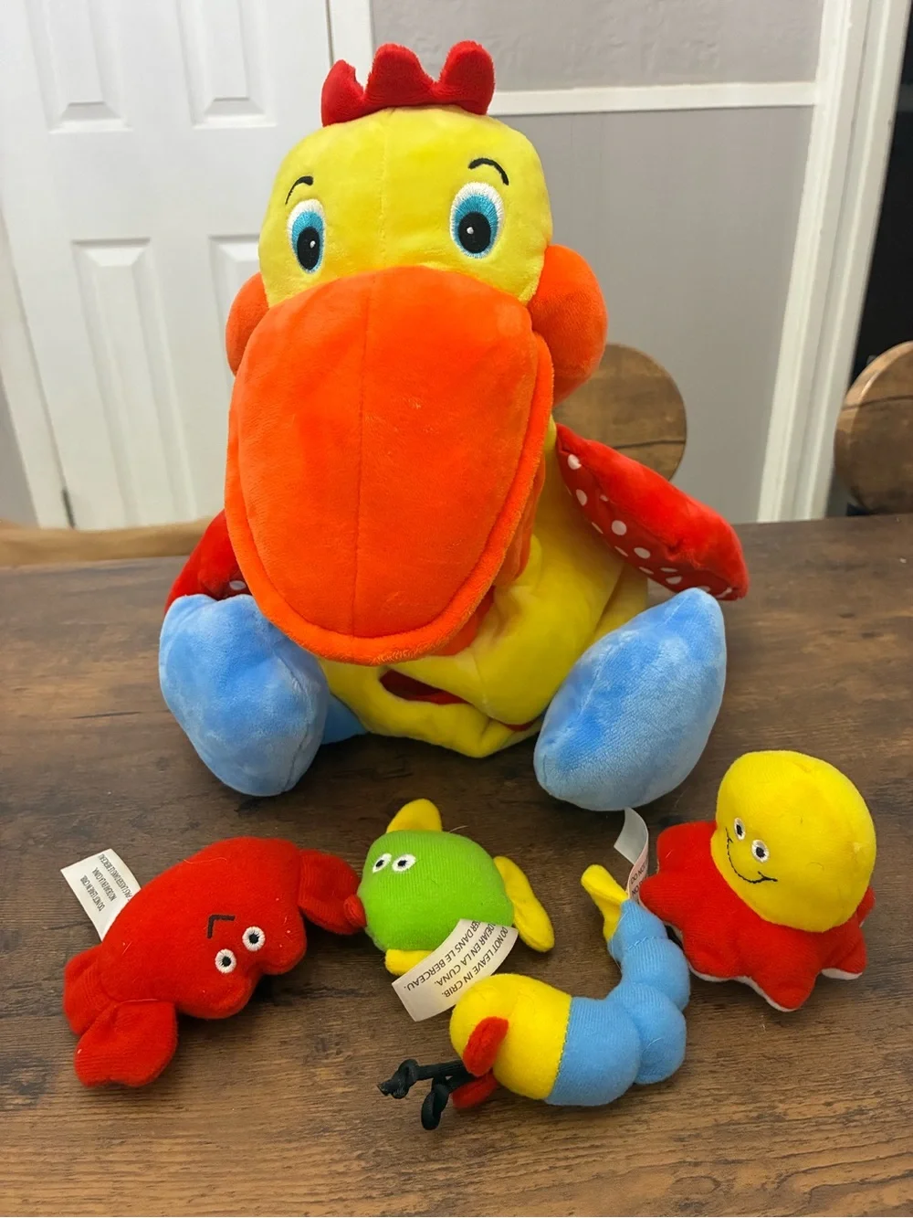 Melissa and Doug Hungry Pelican Toddler Plush Learning Toy